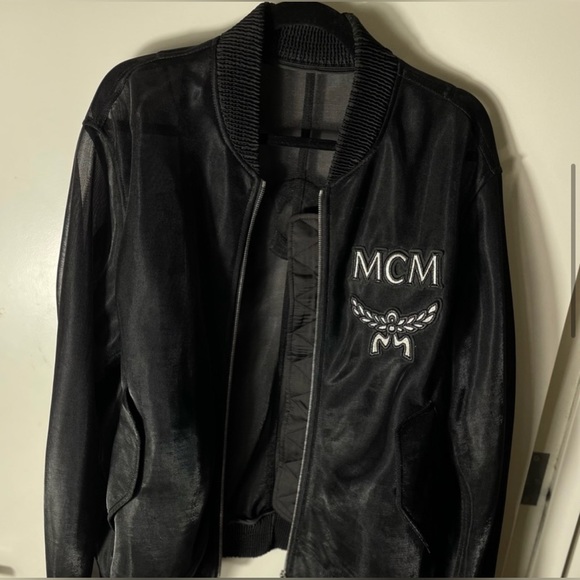 MCM Men's Mesh Bomber Jacket - Picture 4 of 9